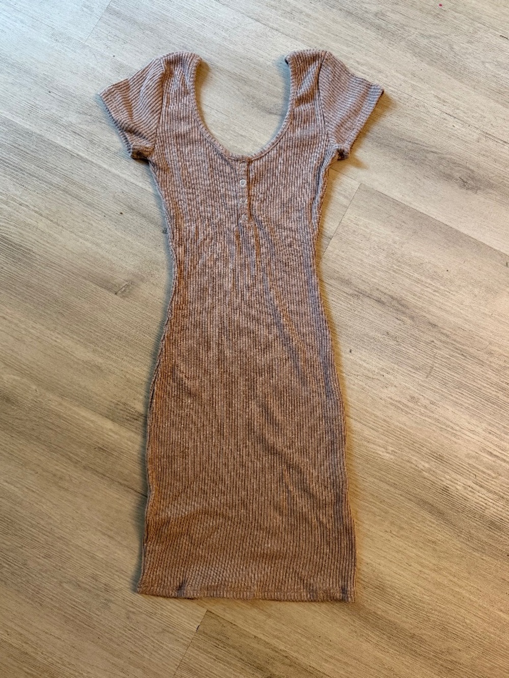 Button up mini dress